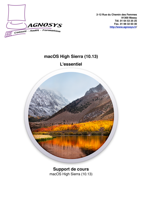macOS High Sierra : L'essentiel