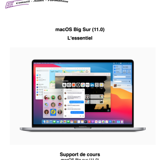 macOS Big Sur : L'essentiel
