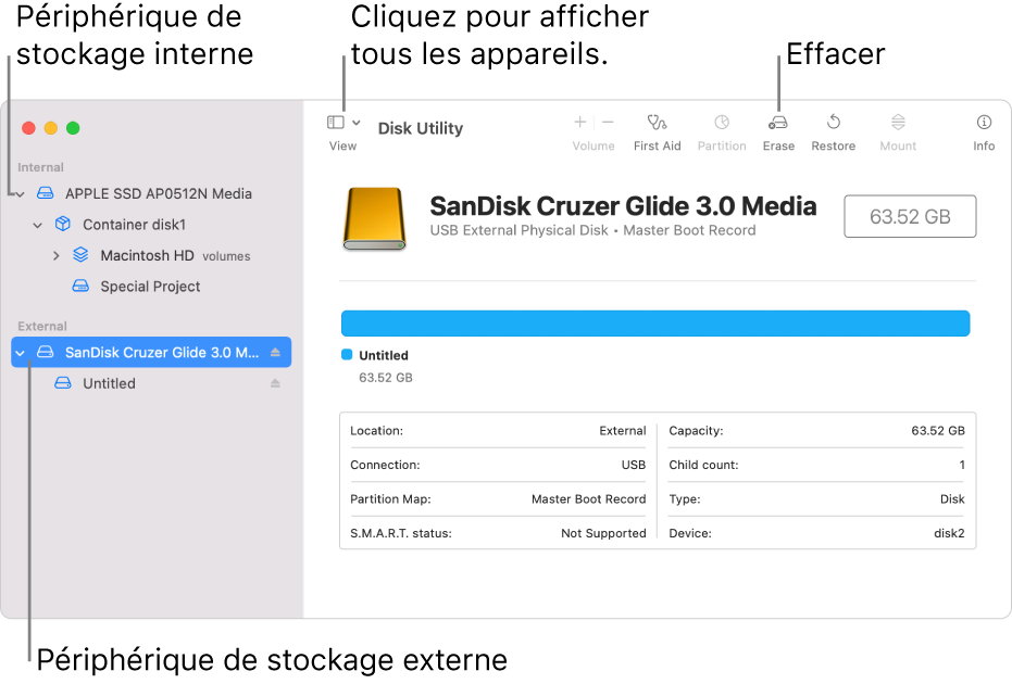 comment copier des fichiers mac sur un disque dur externe